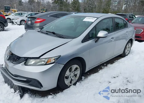 2013 Honda Civic Lx from USA, damaged, VIN 2HGFB2F5XDH545130